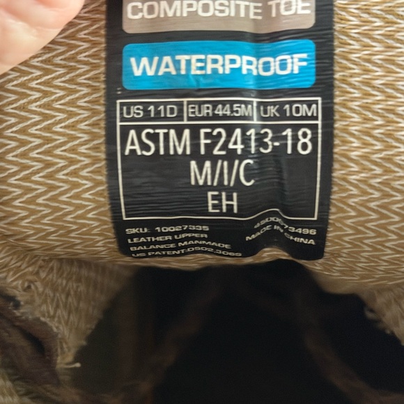 Ariat Men's leather Work Boots size 11D - Picture 4 of 6